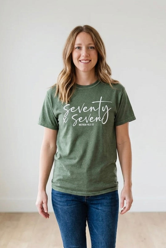 Seventy Times Seven T-Shirt | Comfort Colors Tee