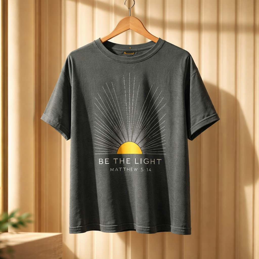 Be the Light-Matthew 5:14 T-Shirt | Comfort Colors Graphic Tee