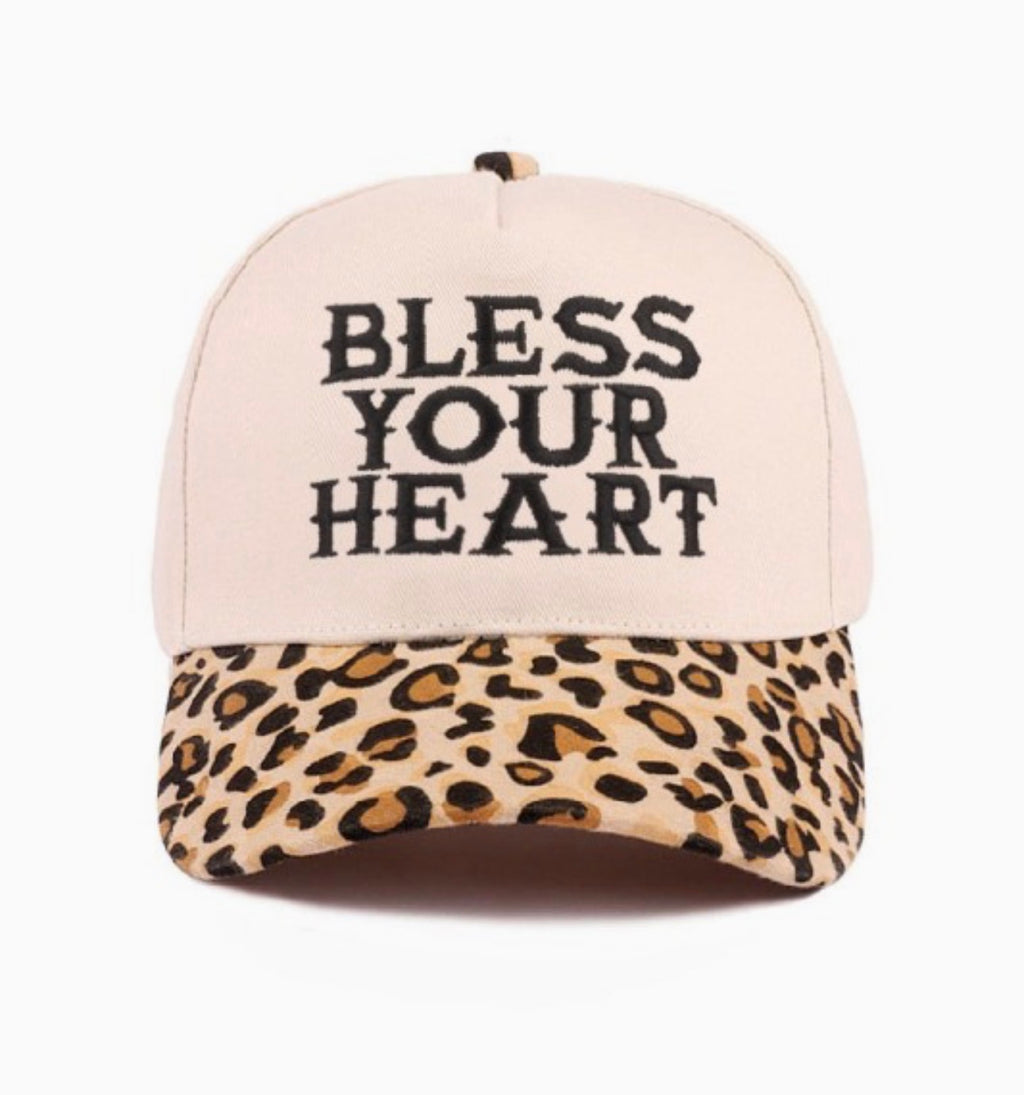 Bless Your Heart Embroidered Trucker Hat | Boutique Baseball Cap
