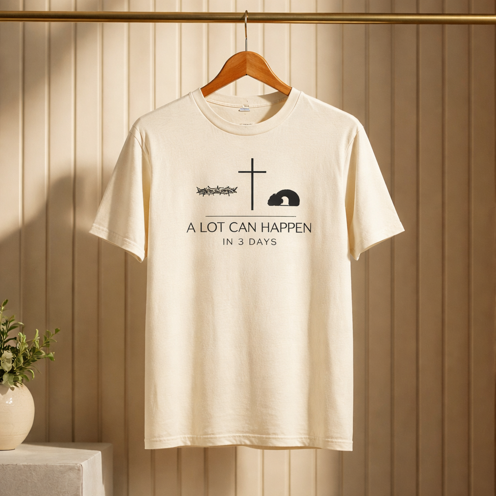 A Lot Can Happen in 3 Days T-Shirt | Easter Tee