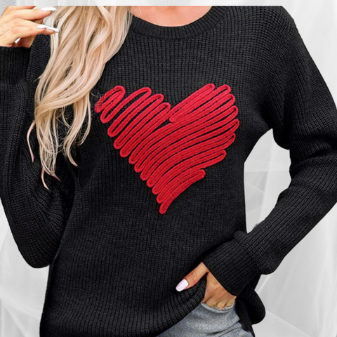 Sketch Heart Sweater