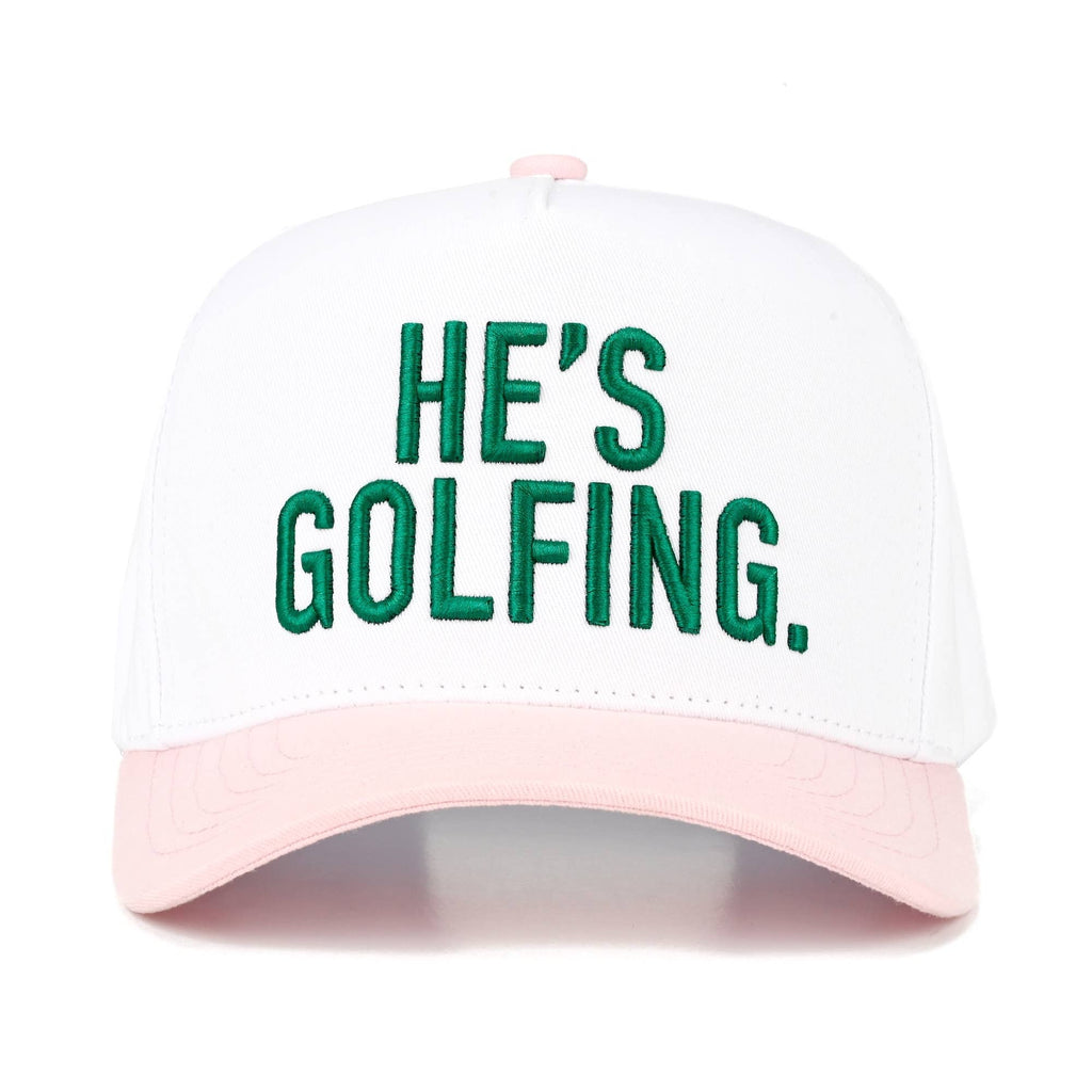 He's Golfing Trucker Hat | Golf Cap