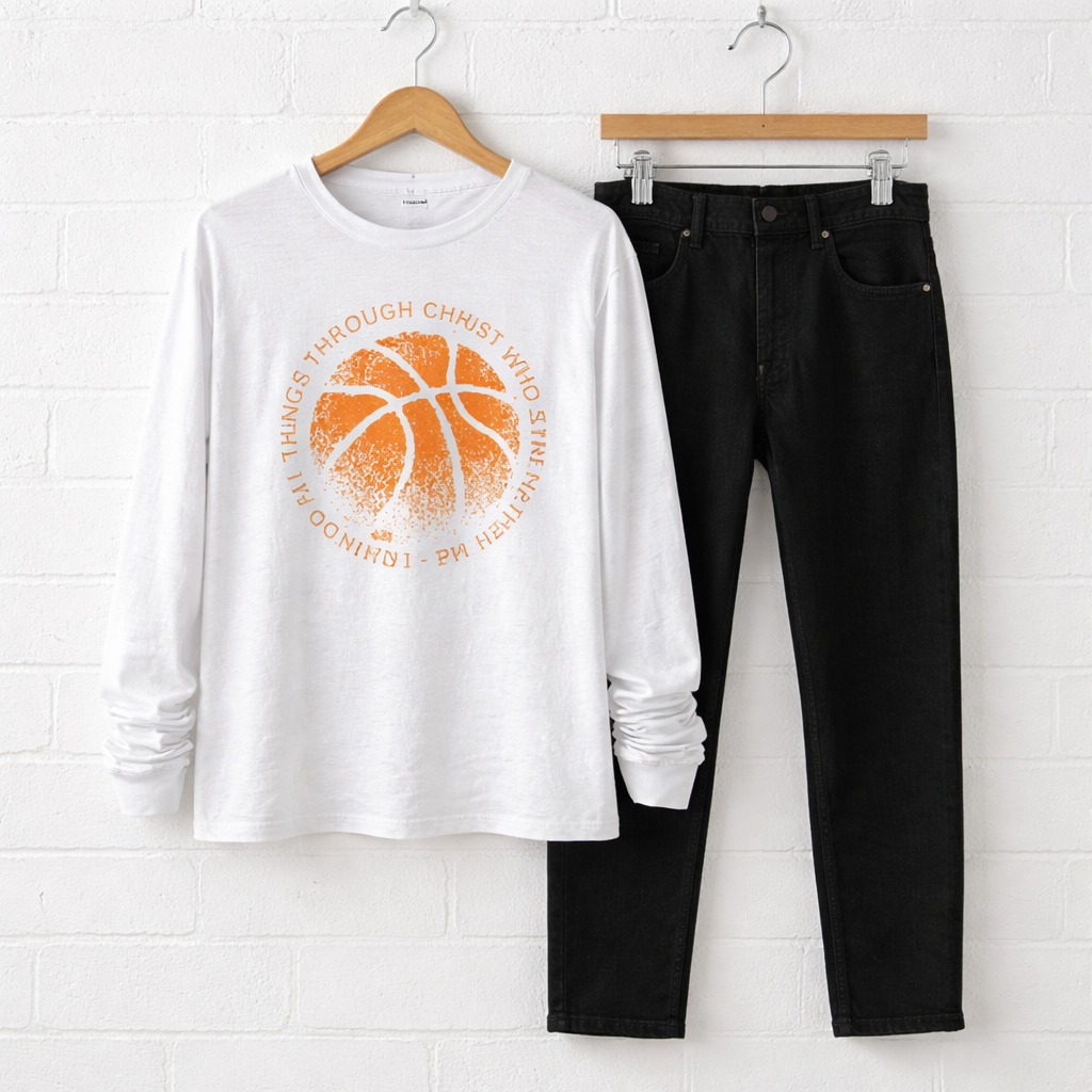Philippians 4:13 Basketball Shirt | Sports Tee