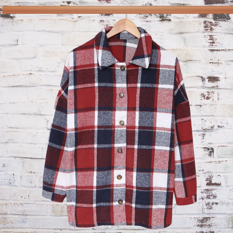 Red Plaid Shacket