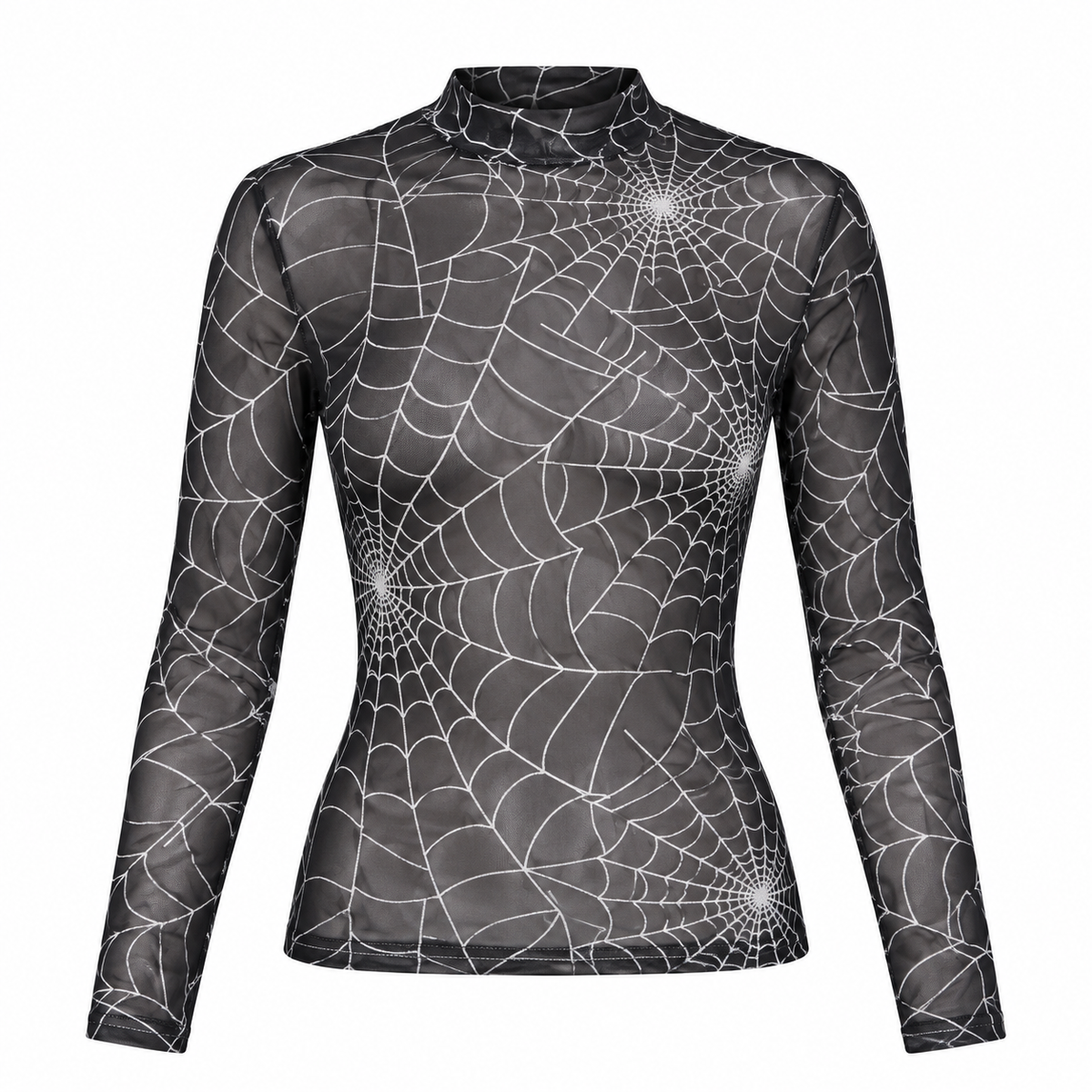 Spiderweb Mesh Layering Top