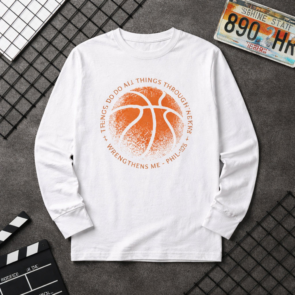 Philippians 4:13 Basketball Shirt | Sports Tee