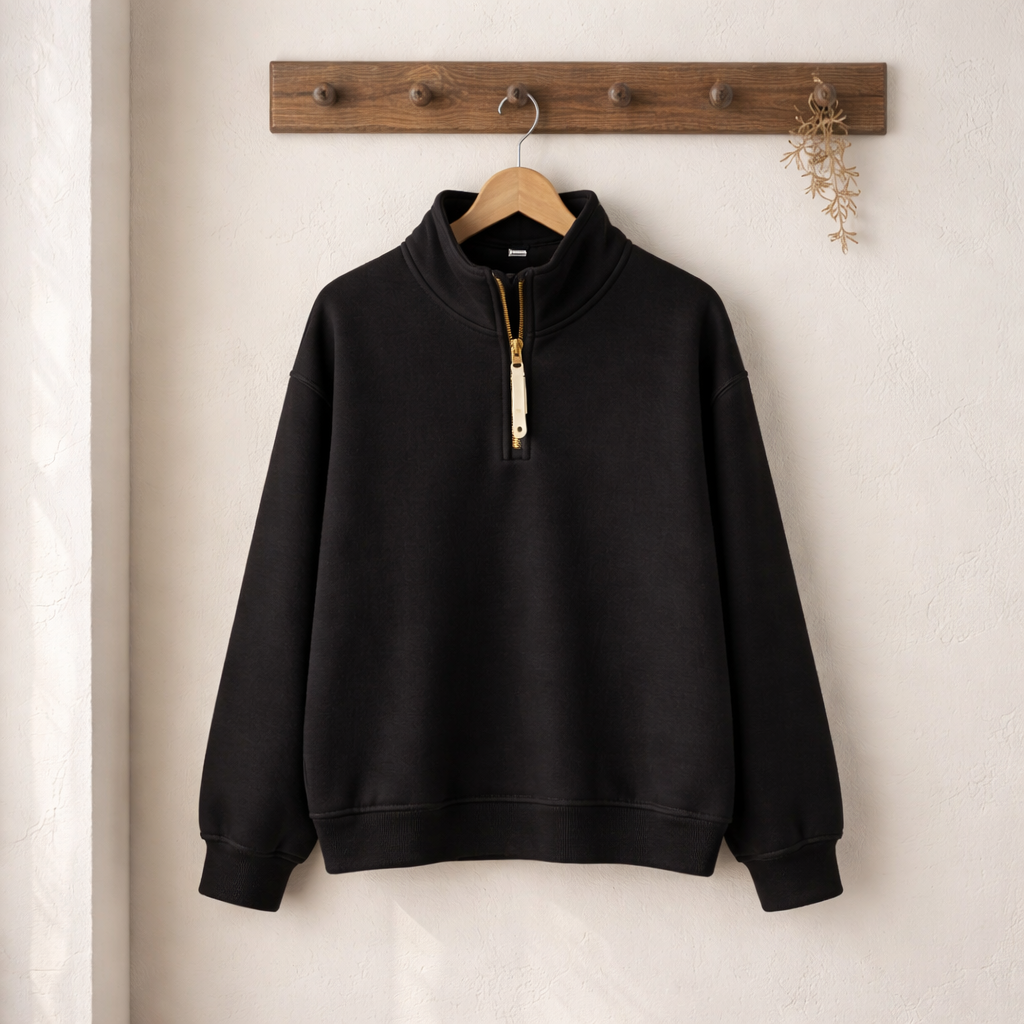 Half Zip Sweatshirt