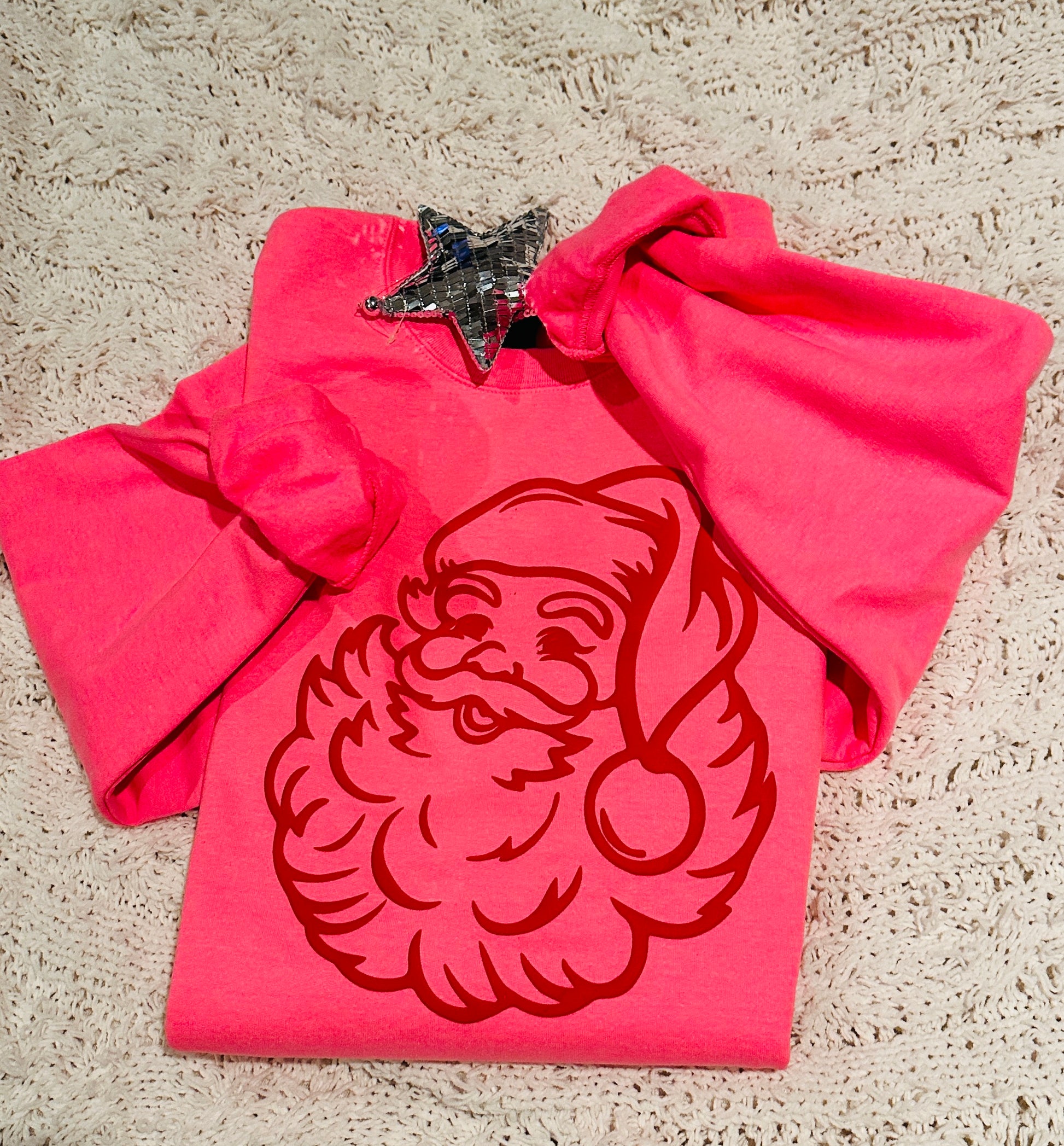 Merry and Brighter Santa (Puff)