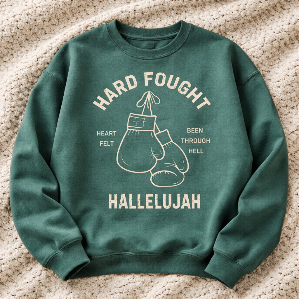 Hard Fought Crewneck Sweatshirt | Hard Fought T-Shirt