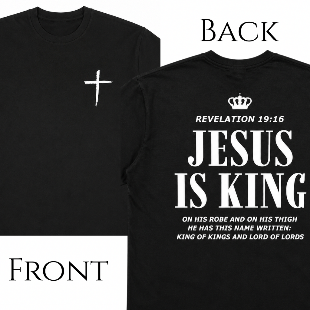 Jesus Is King – Faith-Based Graphic Tee