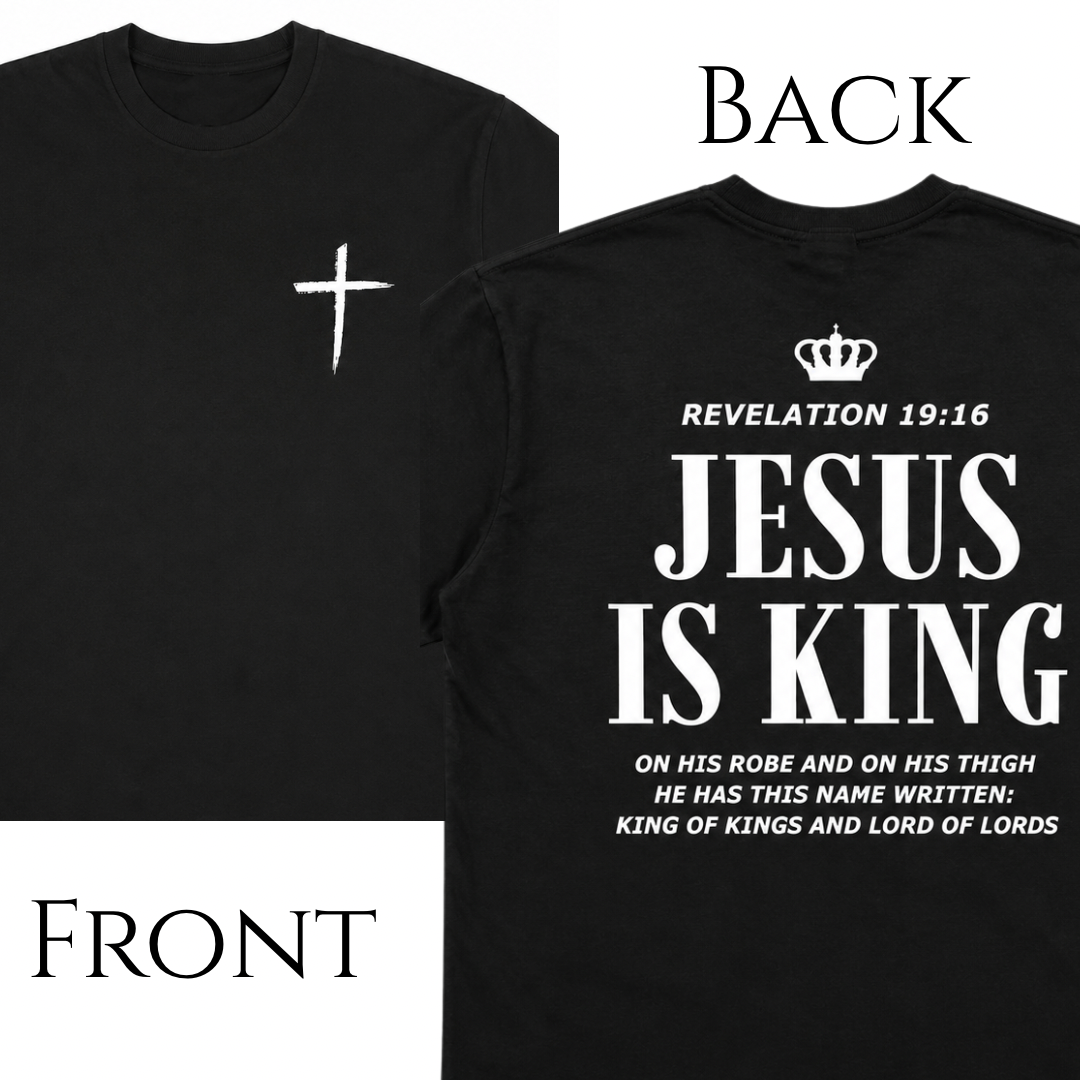 Jesus Is King – Faith-Based Graphic Tee