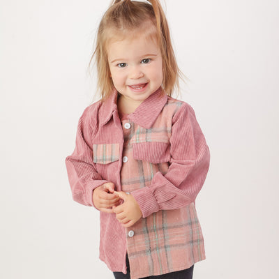 Littles Corduroy and Flannel Shacket