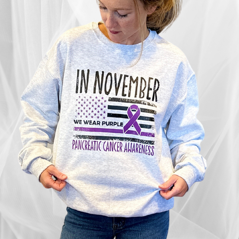 In November we wear Purple.