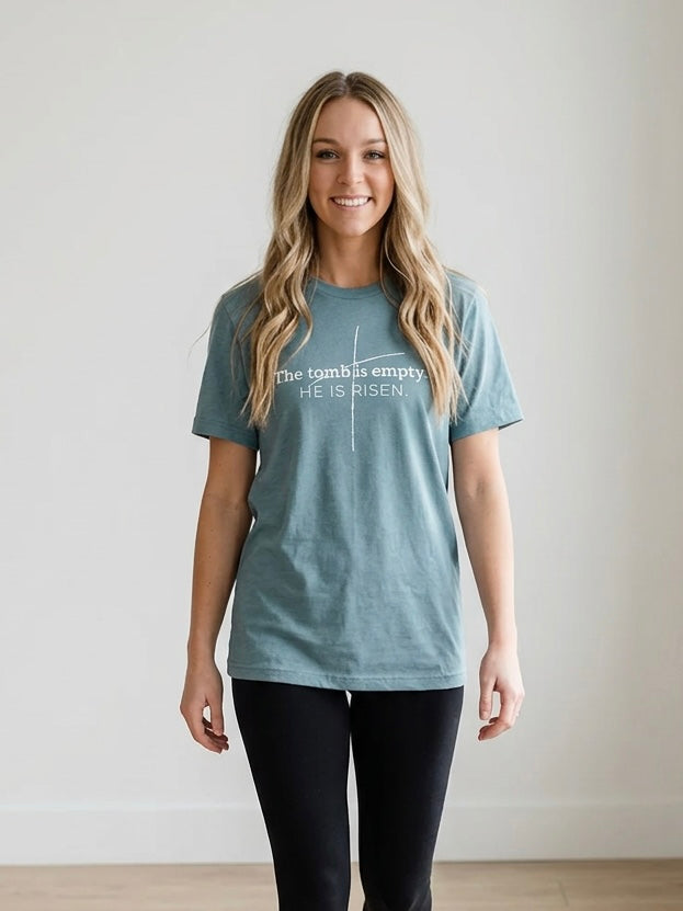 It is Finished Christian T-Shirt | He is Risen