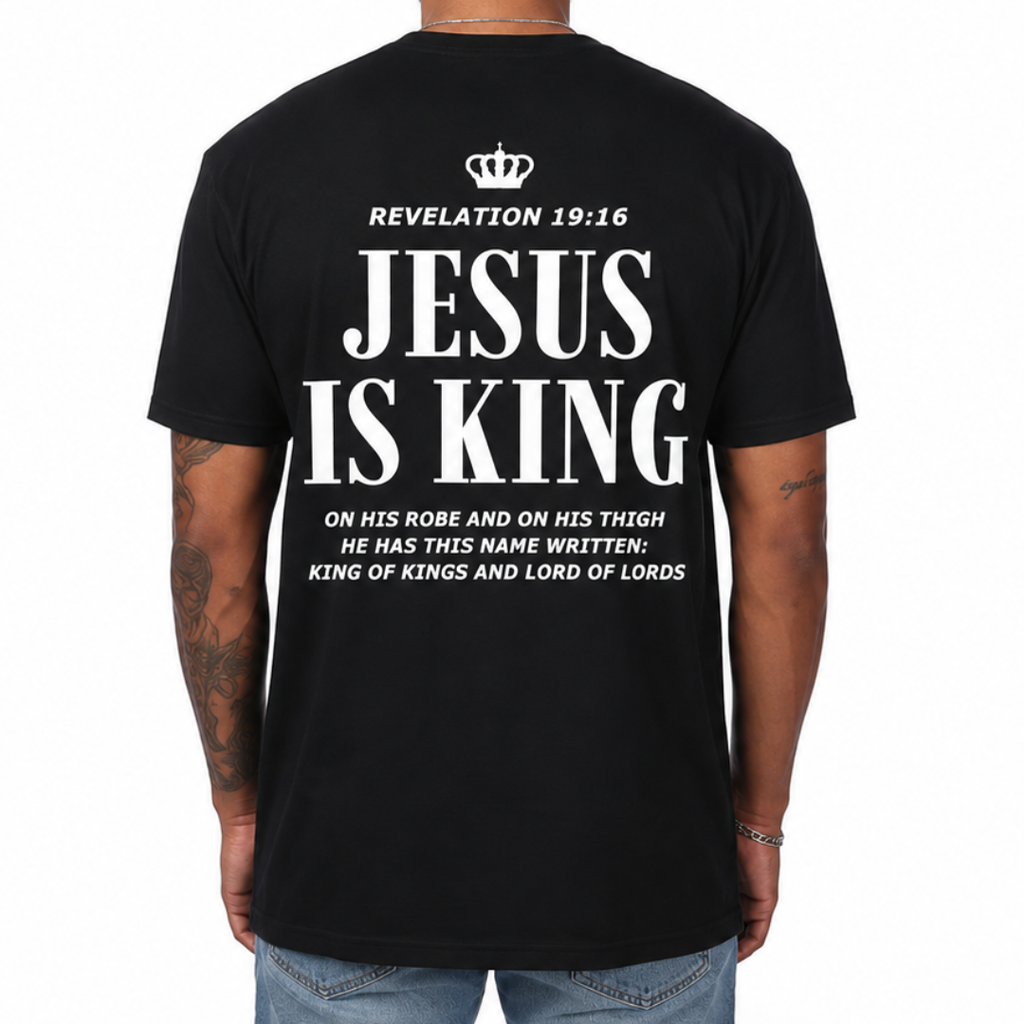 Jesus Is King – Faith-Based Graphic Tee