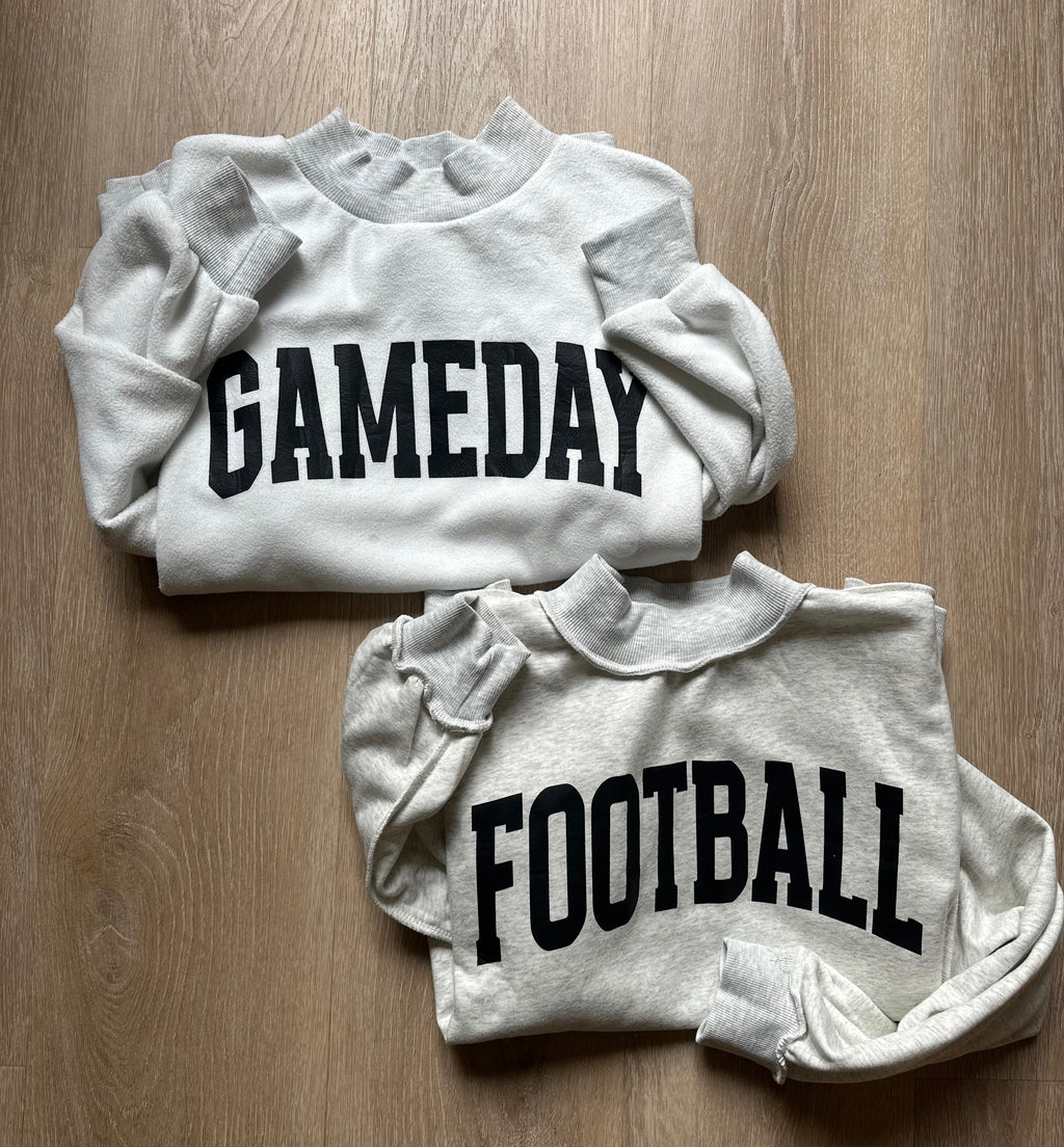 GAMEDAY/ FOOTBALL Reversible Mock Neck Sweatshirt