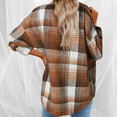 Brown Plaid Shacket