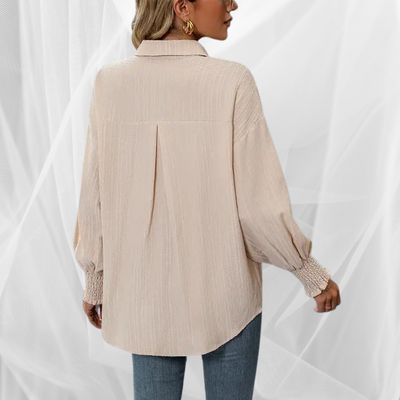 Kate Long Sleeve Button Down Top