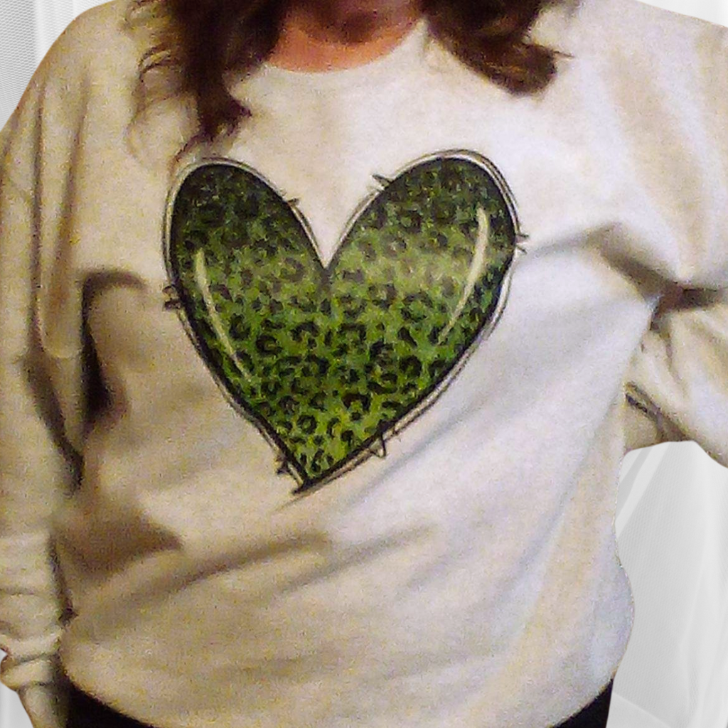 Leopard St. Heart Sweatshirt