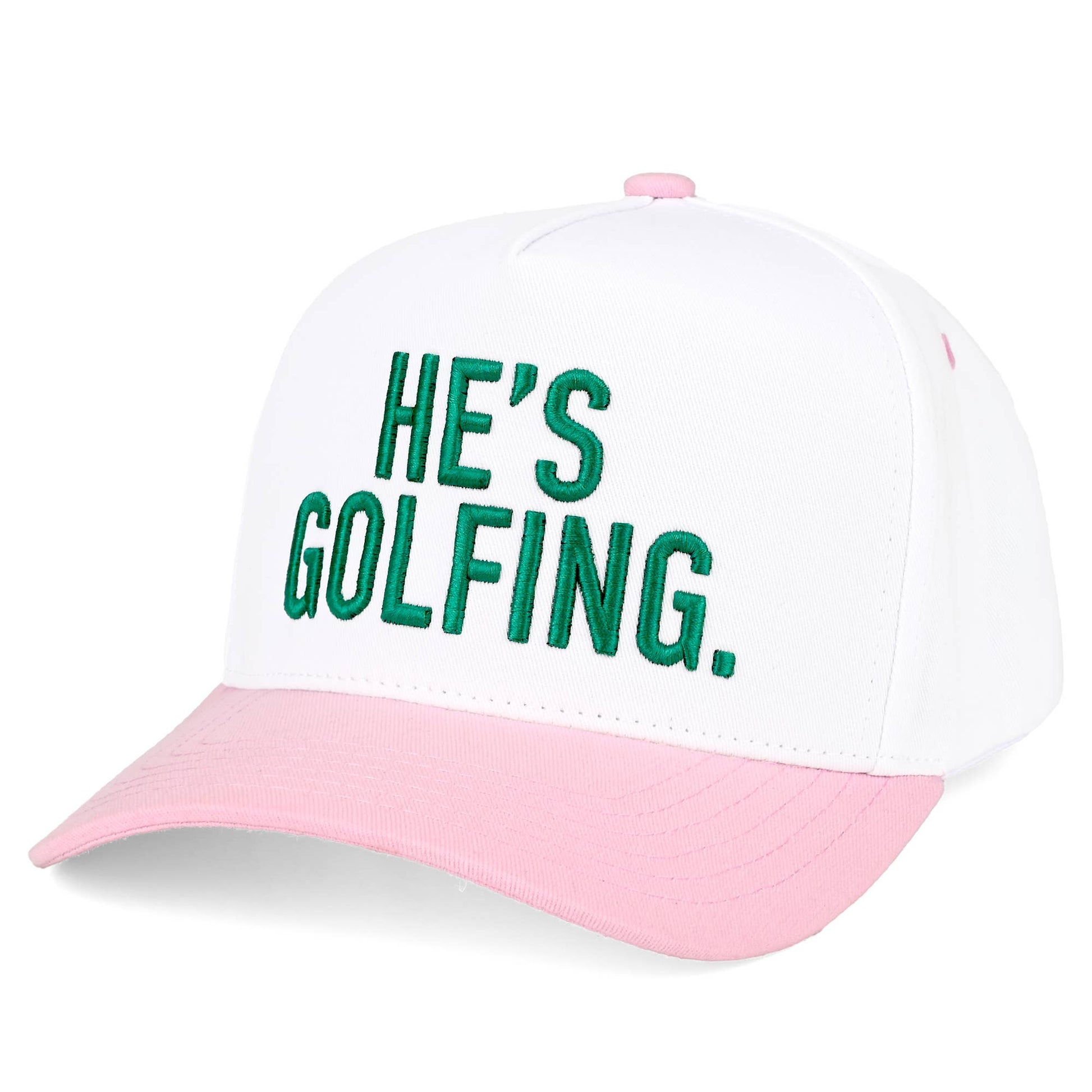 He's Golfing Trucker Hat | Golf Cap