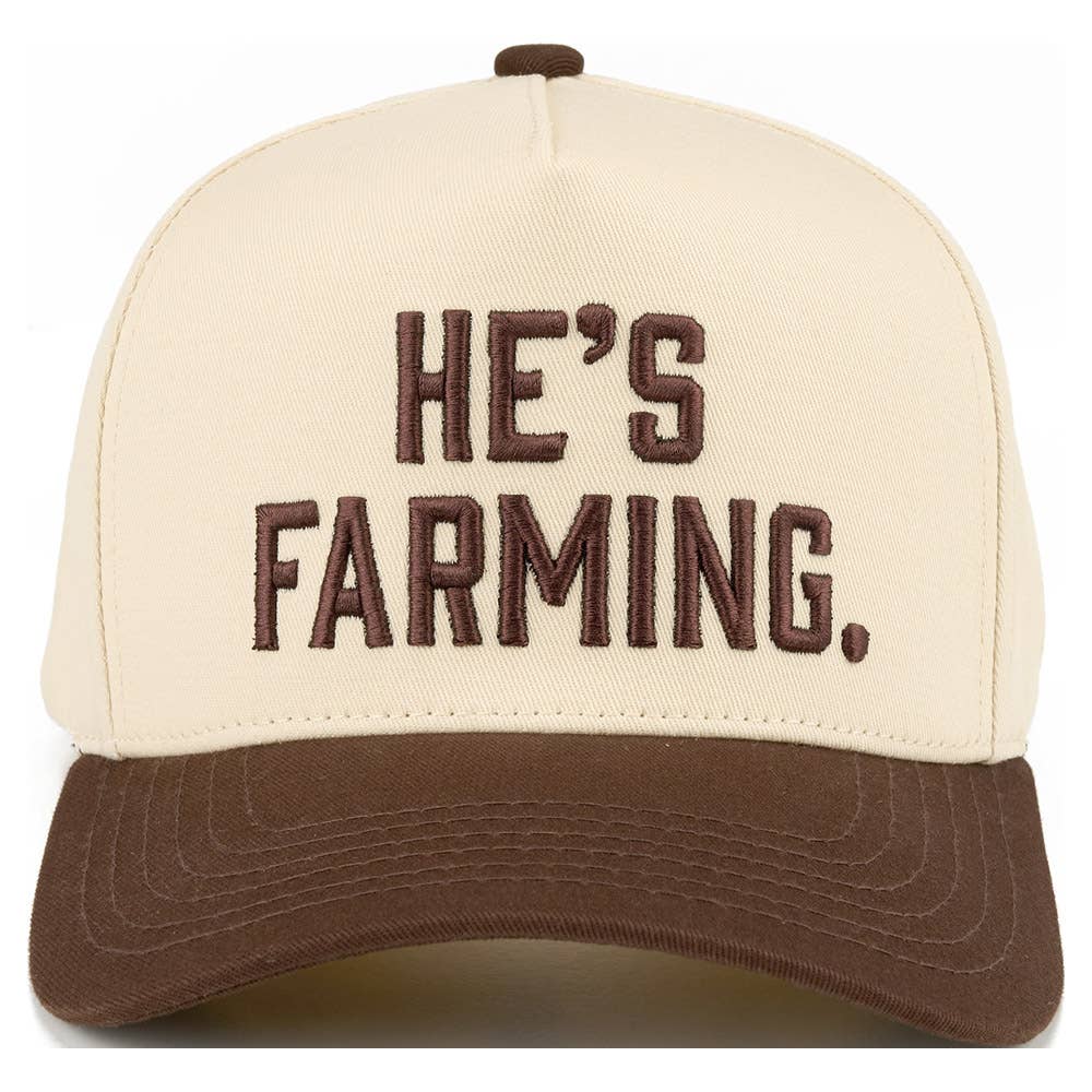 He's Farming Trucker Hat | Farm Cap