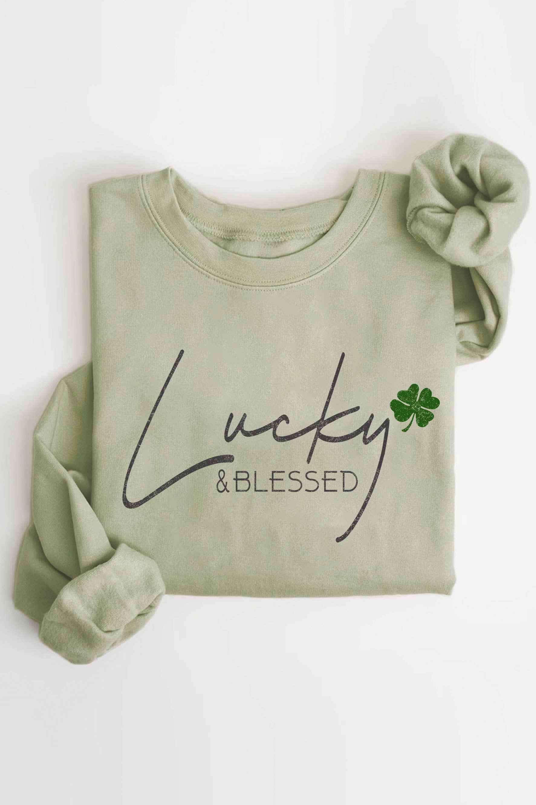 Lucky & Blessed Crewneck