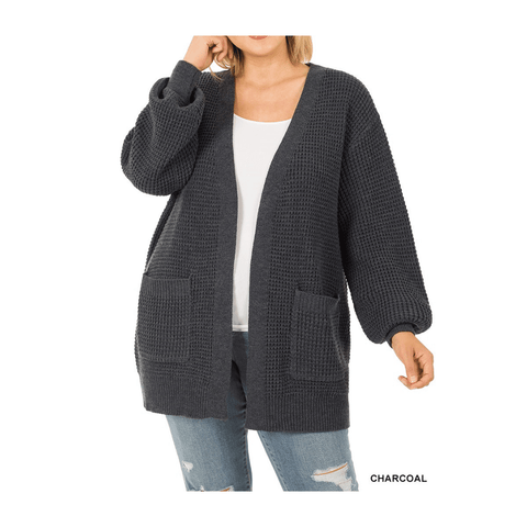 Ol Faithful Charcoal Cardigan